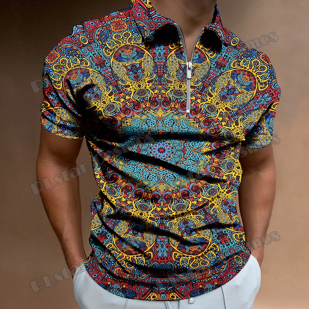 Cosmic Men's Zipper Shirt
