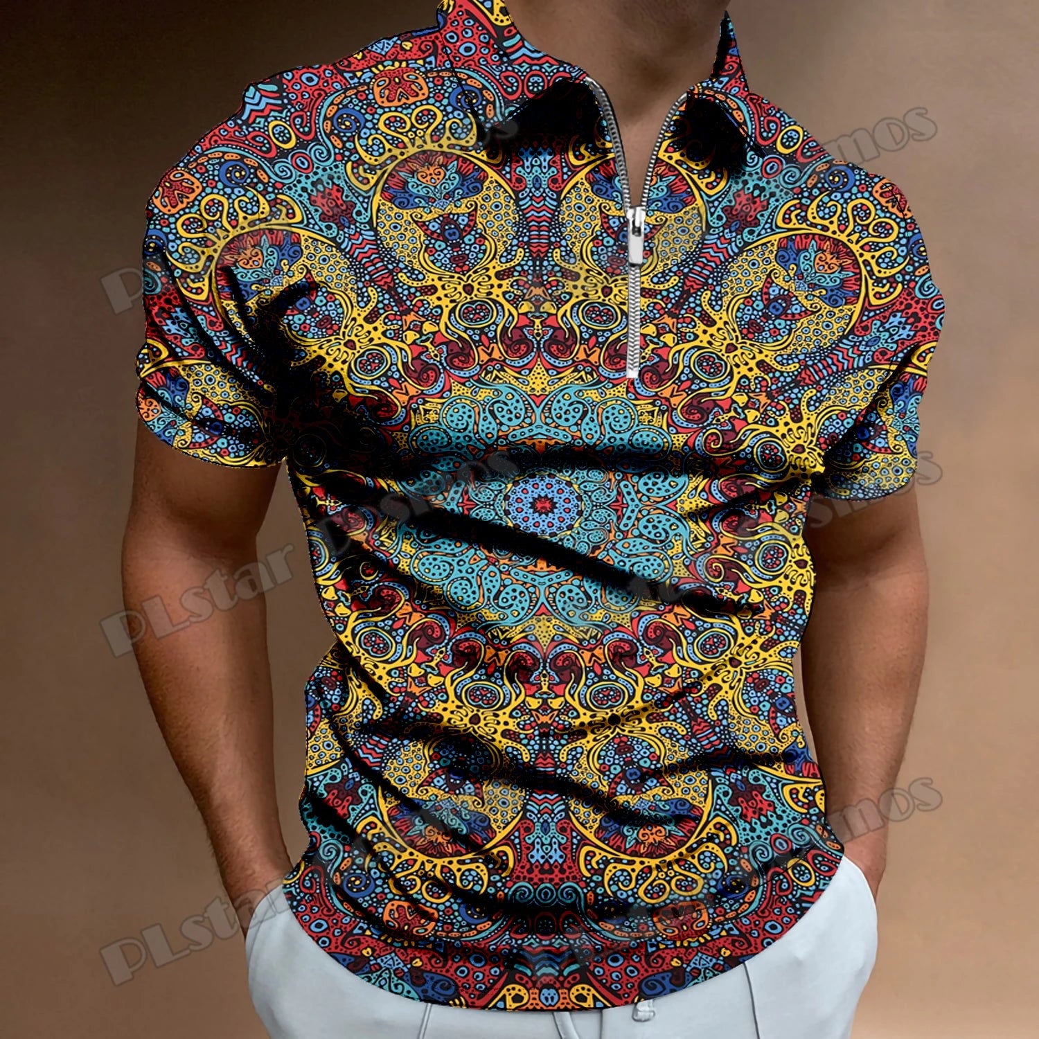 Cosmic Men's Zipper Shirt