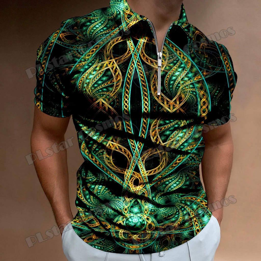 Cosmic Men's Zipper Shirt