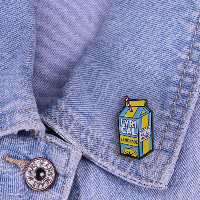 Juice Wrld Lyrical Lemonade Trippy Badge I admit it, another ho got me finished broke my heart, oh no you didn't!