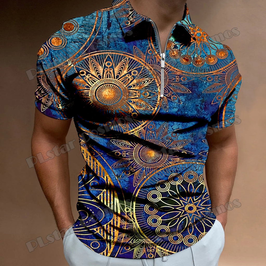 Cosmic Men's Zipper Shirt