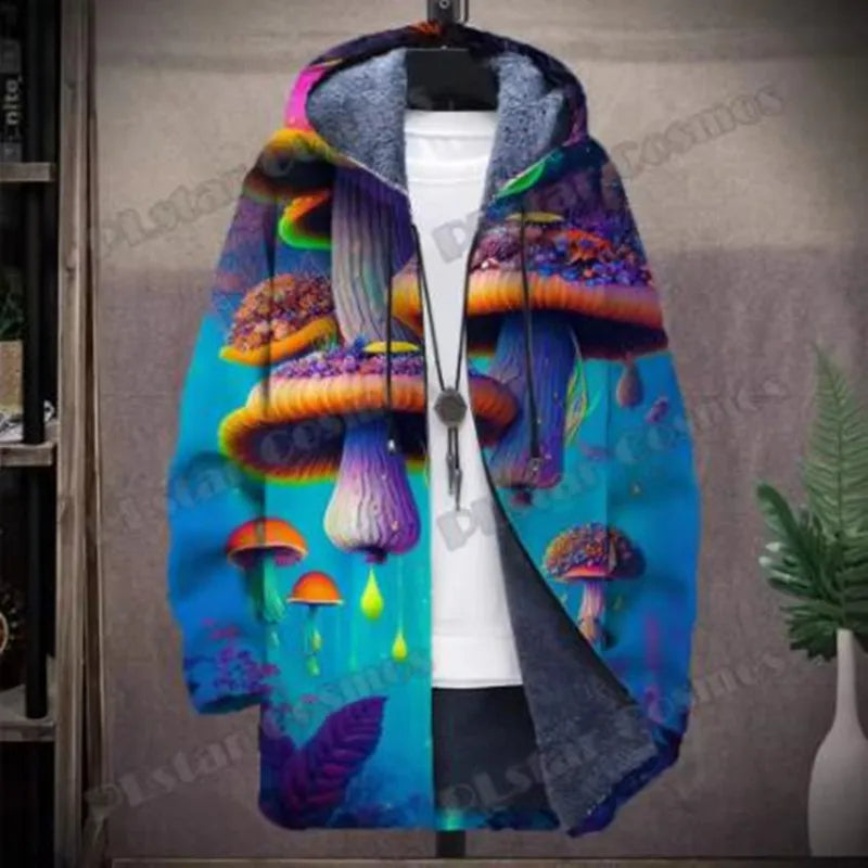 Psychedelic Zipper Hoodie | Men's