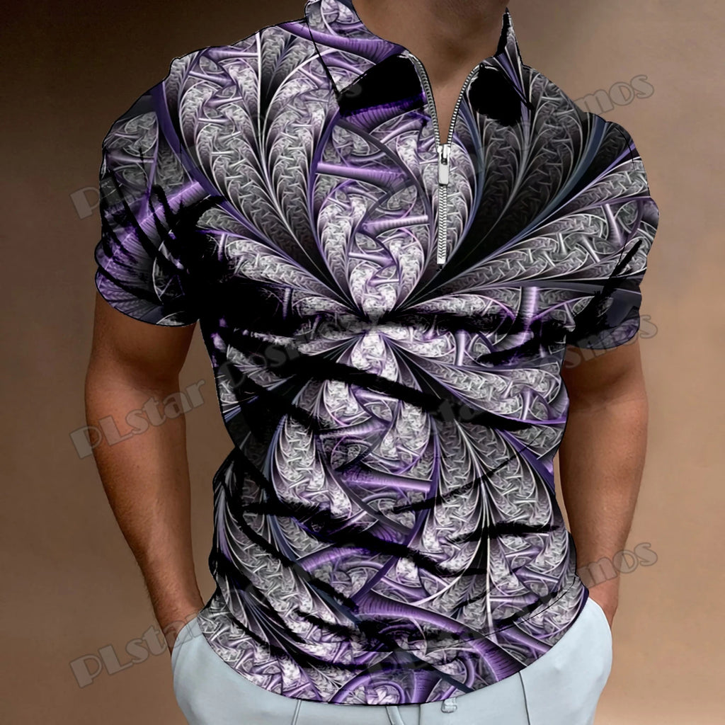 Cosmic Men's Zipper Shirt