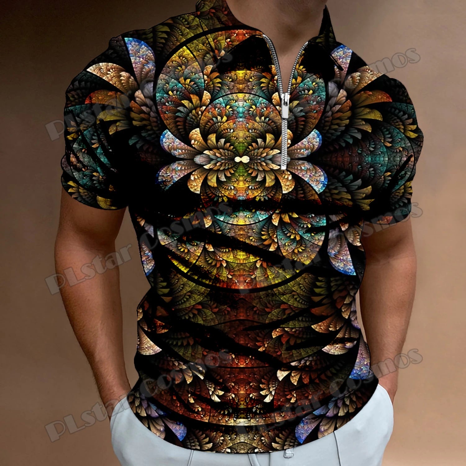 Cosmic Men's Zipper Shirt