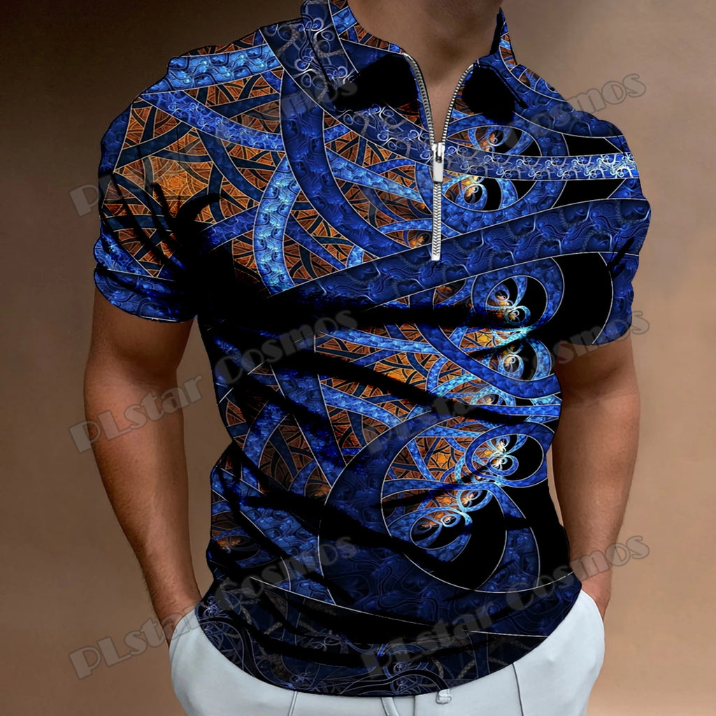 Cosmic Men's Zipper Shirt