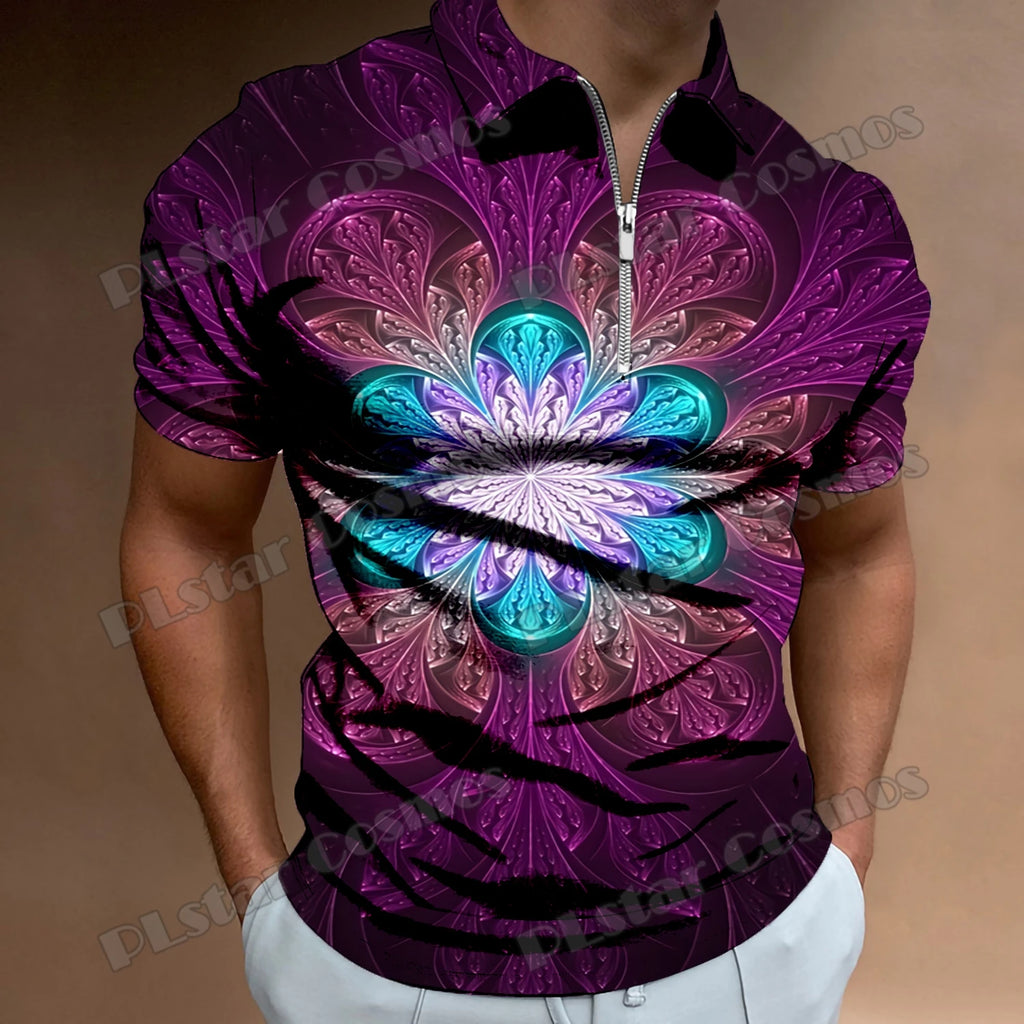 Cosmic Men's Zipper Shirt