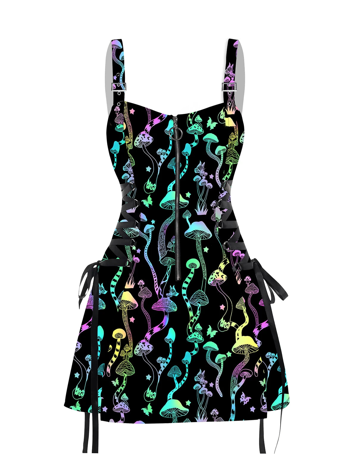 Trippy Zipper Dress