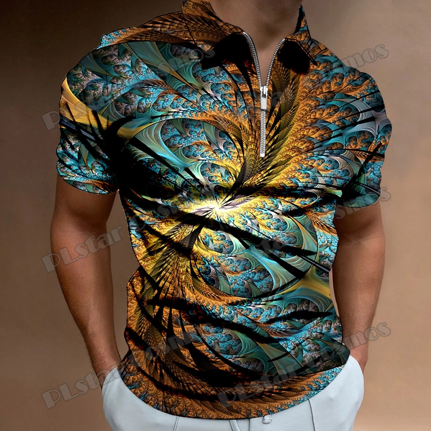 Cosmic Men's Zipper Shirt