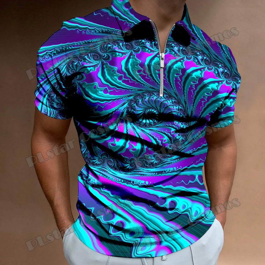 Cosmic Men's Zipper Shirt