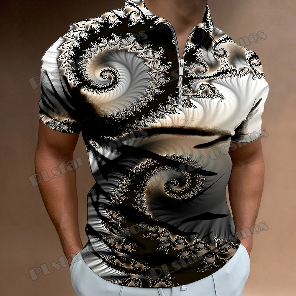 Cosmic Men's Zipper Shirt