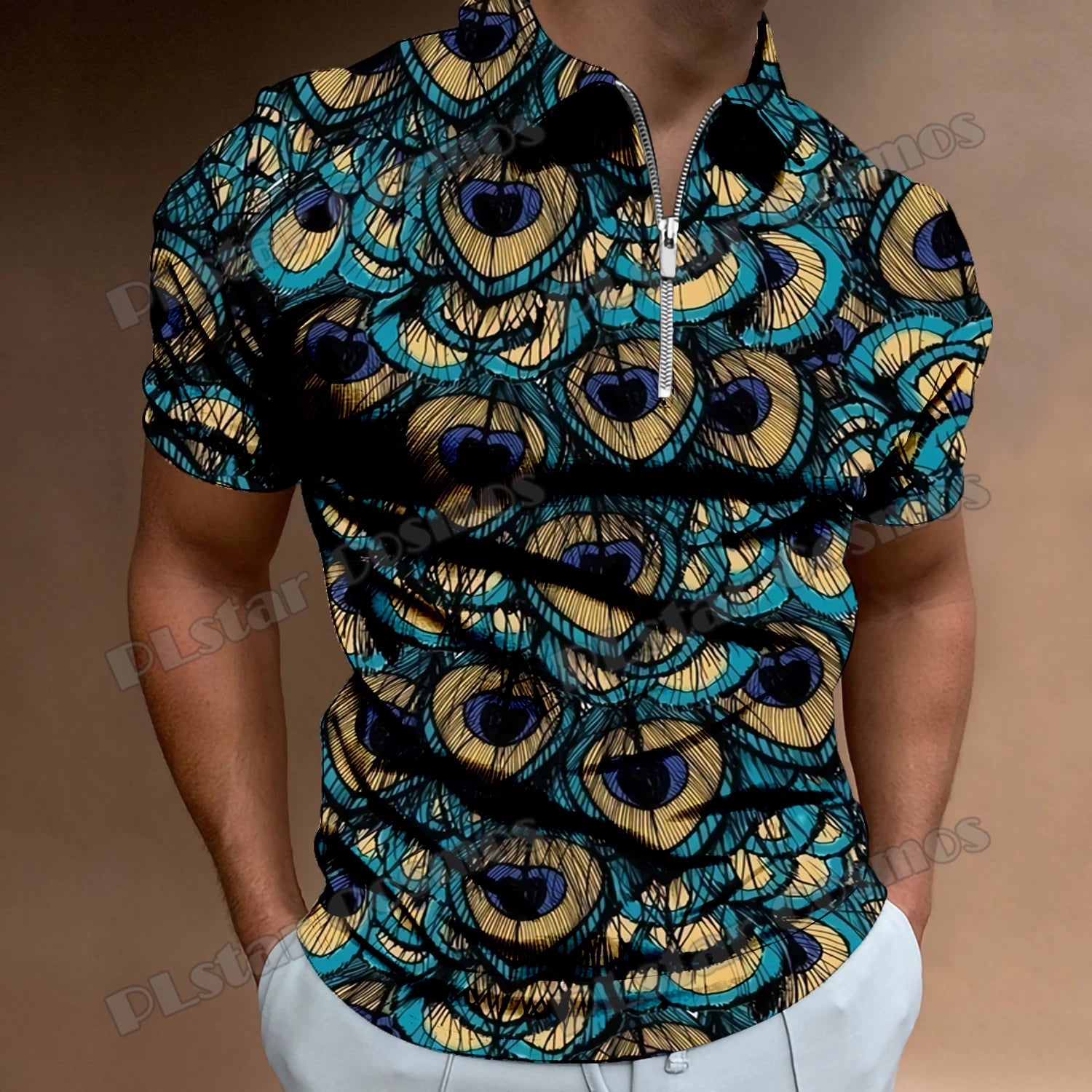 Cosmic Men's Zipper Shirt