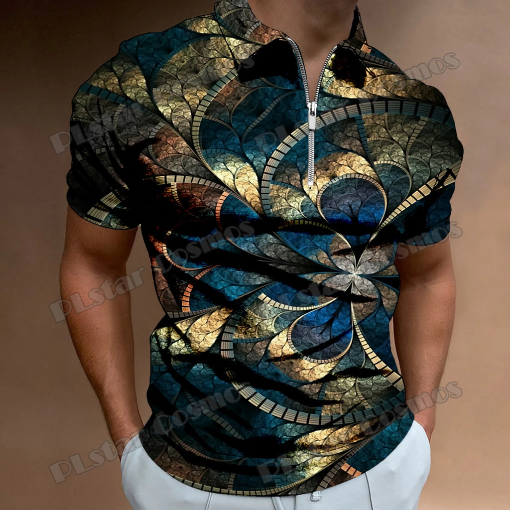 Cosmic Men's Zipper Shirt