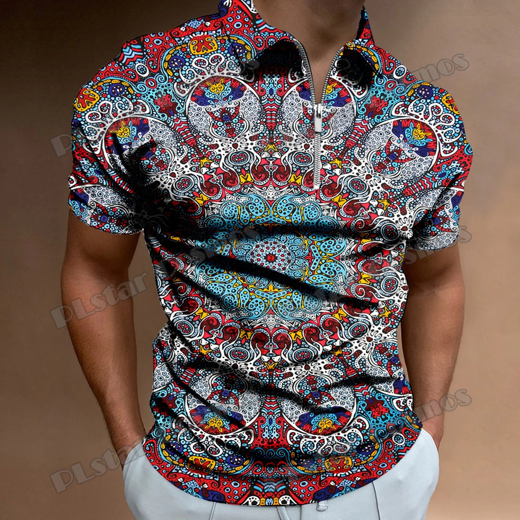 Cosmic Men's Zipper Shirt