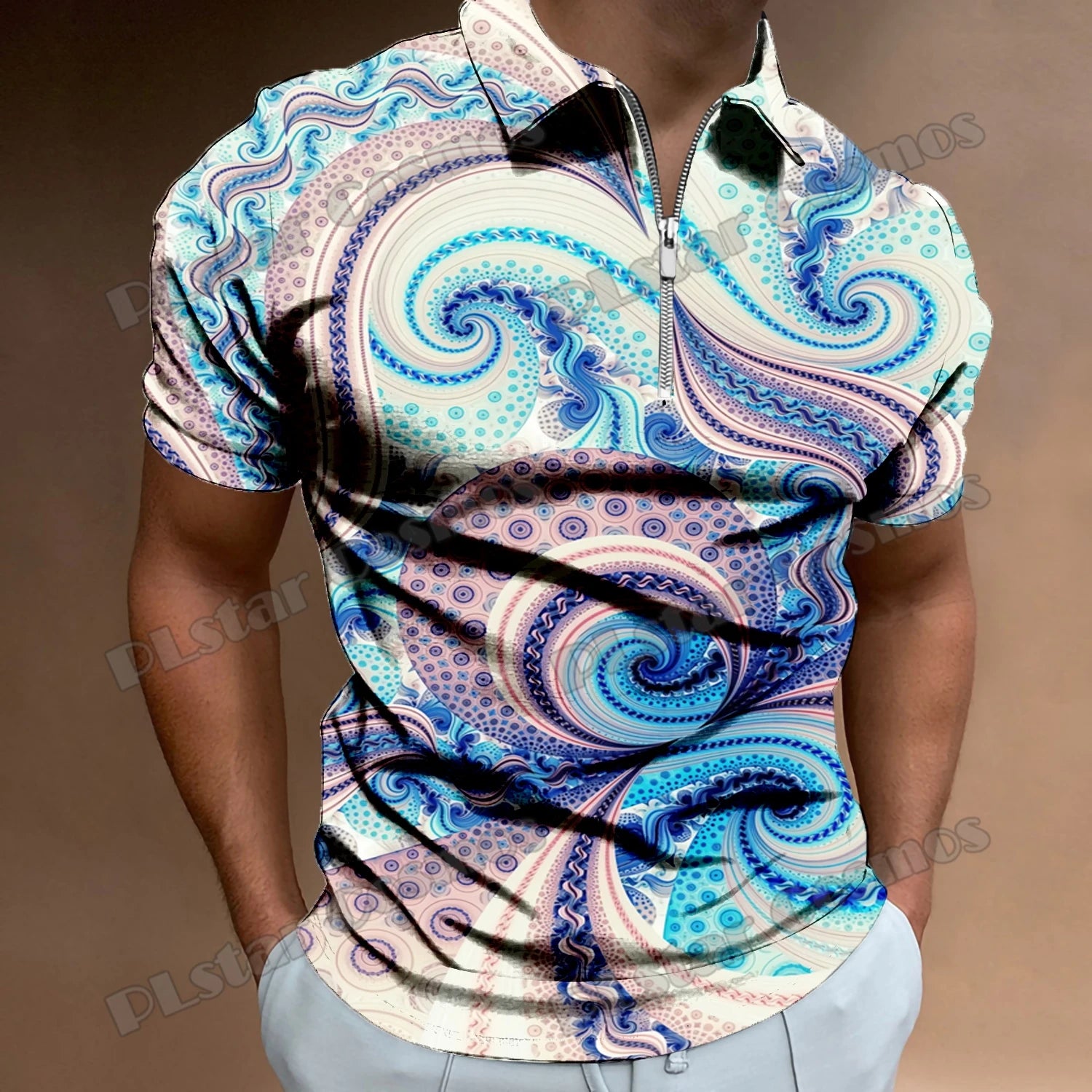 Cosmic Men's Zipper Shirt