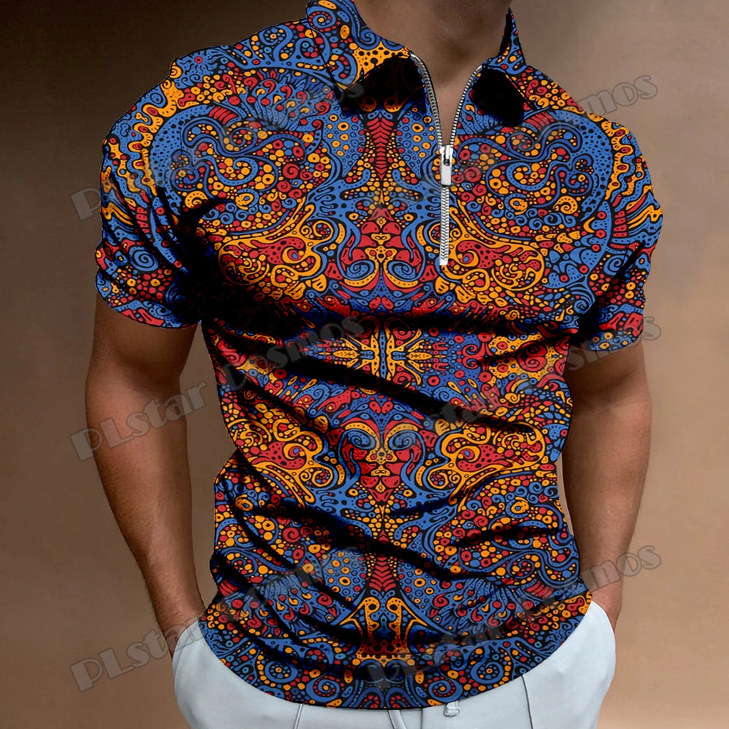 Cosmic Men's Zipper Shirt