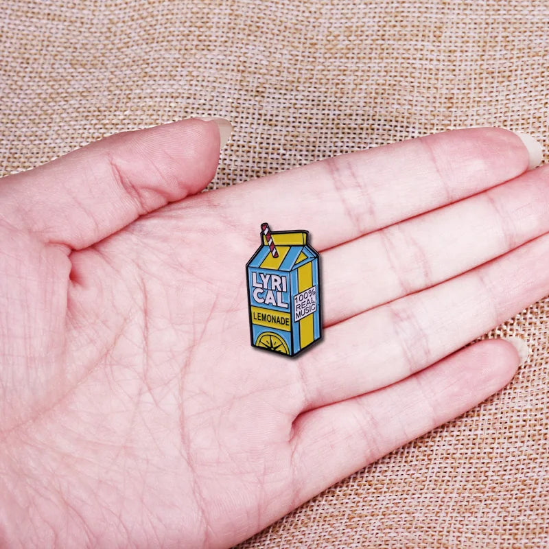 Juice Wrld Lyrical Lemonade Trippy Badge I admit it, another ho got me finished broke my heart, oh no you didn't!