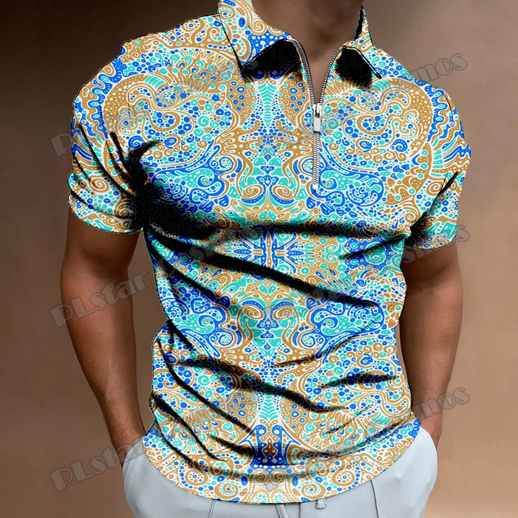 Cosmic Men's Zipper Shirt