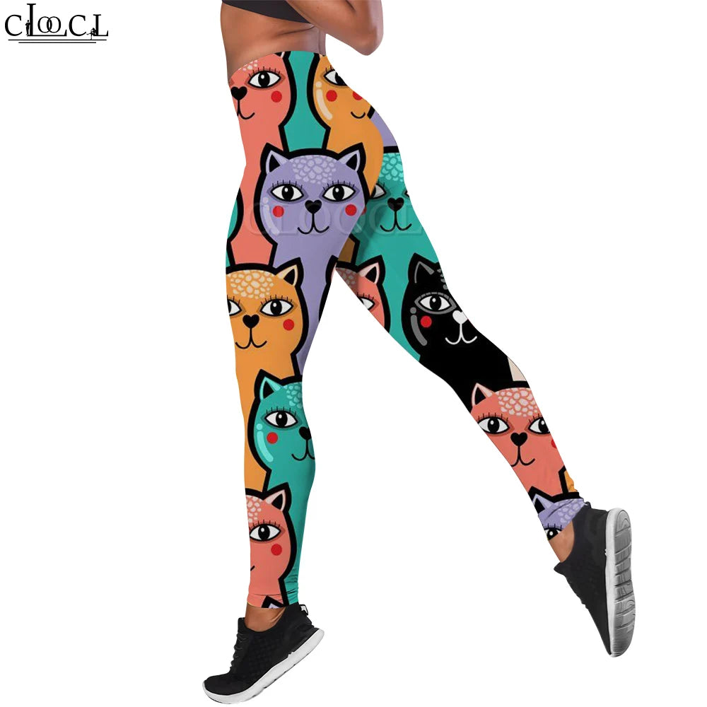 Trippy Cat Leggings